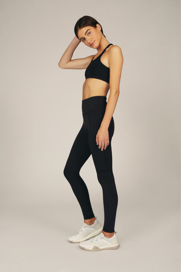 Polyester Lycra Blend Black Ladies Capri Pants, Size: S-M-L-XL at