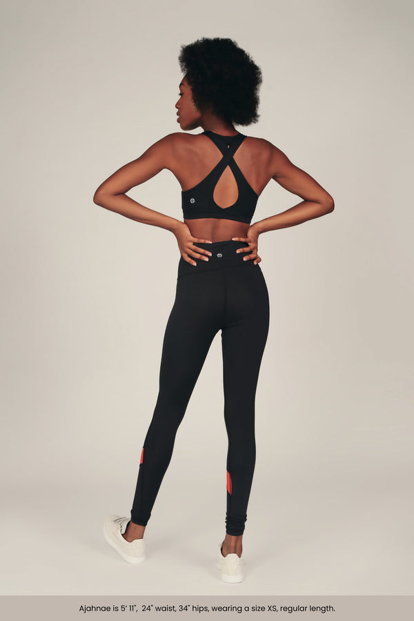 LNDR Women's Studio Solid High rise Leggings, Black, Large